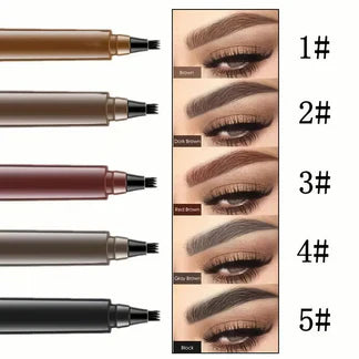 4 split Tip Liquid Eyebrow Pen